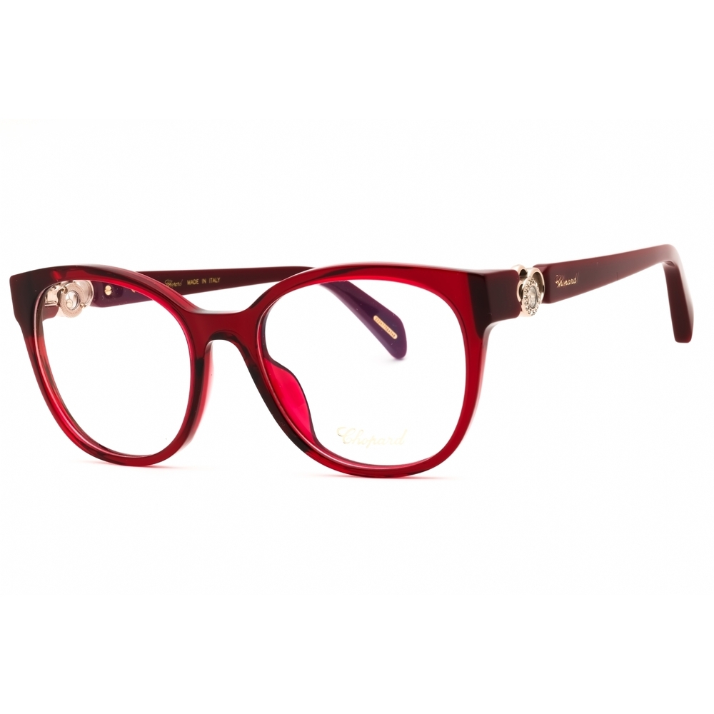 Chopard VCH356S Eyeglasses 954 Pink Acetate Round